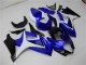 Carénages Moto Suzuki GSXR 1000 2007-2008 - Blanc Bleu Noir No Décalque