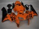 Carénage Moto Honda CBR600RR 2005-2006 - Orange Noir Flamme