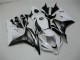 Kits Carénage Moto ABS Honda CBR600RR 2007-2008 - Blanc Noir Brillant
