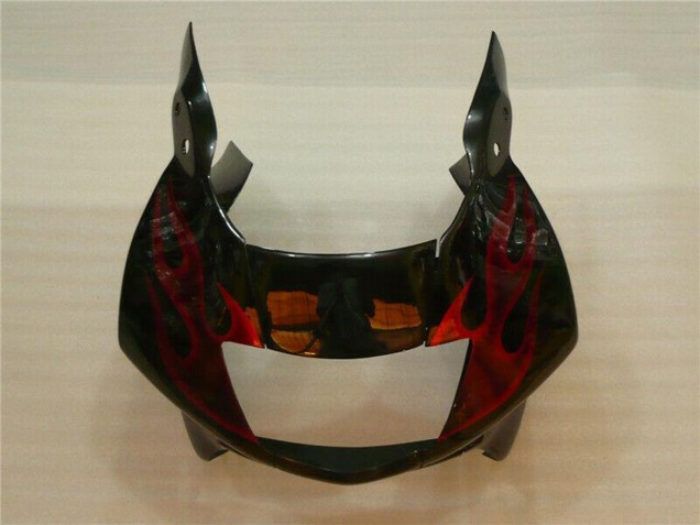 Carénages Moto Honda CBR600 F3 1995-1996 - Noir Brillant Rouge Flamme