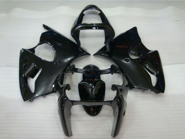 Carénages Moto Kawasaki ZX6R 2000-2002 - Noir Brillant