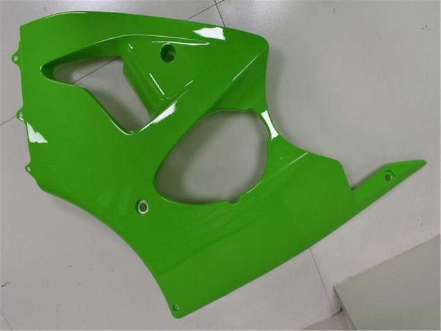 Carénages Moto Kawasaki ZX6R 2000-2002 - Vert Noir