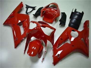 Kits Carénage Moto Kawasaki ZX6R 2003-2004 - Rouge
