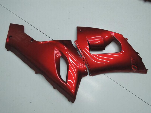 Carénages Moto Kawasaki ZX6R 2005-2006 - Bonbon Rouge