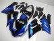 Kits Carénage Moto Kawasaki ZX6R 2005-2006 - Bleu Noir Brillant