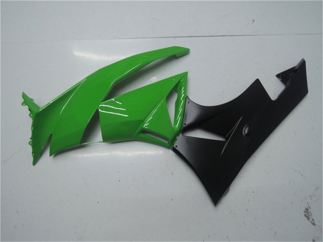 Kits Carénage Moto Kawasaki ZX6R 2009-2012 - Vert Noir Brillant