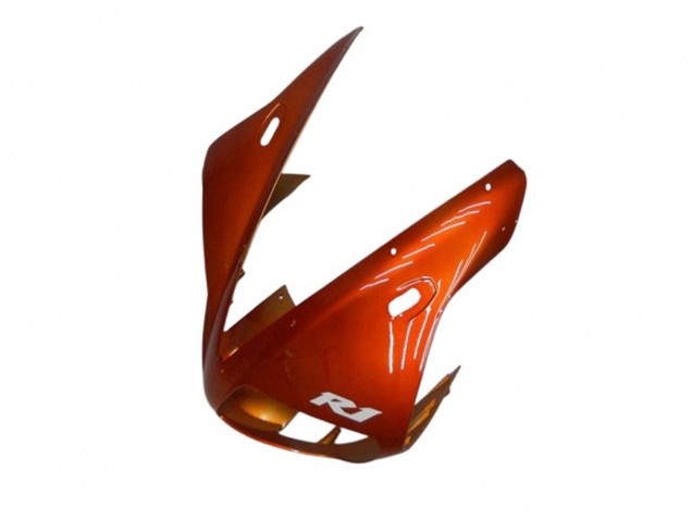Carénages Moto Yamaha YZF R1 2002-2003 - Orange Noir Mat