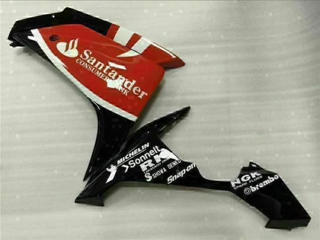Carénages Moto Yamaha YZF R1 2007-2008 - Rouge Blanc Noir Fimer Santander 46