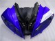 Carénages Moto Yamaha YZF R6 2008-2016 - Blanc Bleu Noir Mat