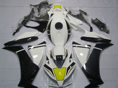Carénage Moto Honda CBR1000RR 2012-2016 - Blanc Jaune Noir Brillant