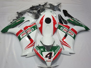 Carénages Moto Honda CBR1000RR 2012-2016 - Blanc Rouge Vert Castrol 4