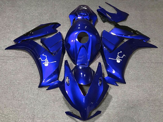 Carénage Moto Honda CBR1000RR 2012-2016 - Bleu Noir Brillant