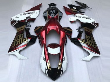 Carénages Moto Honda CBR1000RR 2017-2023 - Blanc Rouge Foncé Noir Brillant