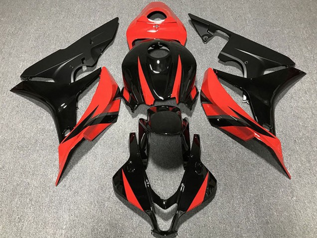 Carénages Moto Honda CBR600RR 2007-2008 - Rouge Noir Brillant
