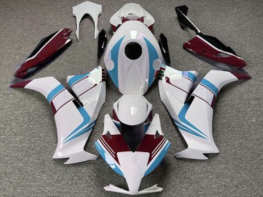 Carénages Moto Honda CBR1000RR 2012-2016 - Blanc Bleu Clair Rouge Marron