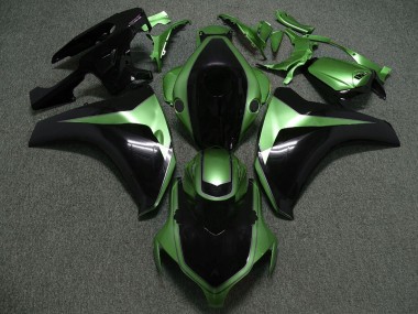 Carénages Moto Honda CBR1000RR 2008-2011 - Vert Noir Brillant Personnalisé