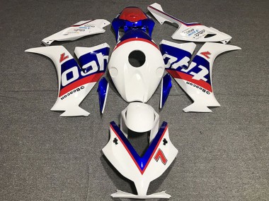 Carénages Moto Honda CBR1000RR 2012-2016 - Blanc Rouge Bleu Tyco