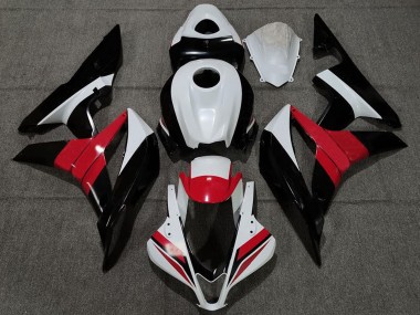 Carénages Moto Honda CBR600RR 2007-2008 - Blanc Rouge Noir Brillant