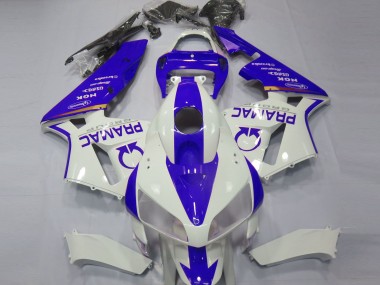 Carénages Moto Honda CBR600RR 2005-2006 - Blanc Bleu Pramac