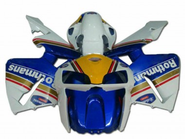 Carénages Moto Honda CBR600RR 2005-2006 - Bleu Or Rouge Blanc Rothmans