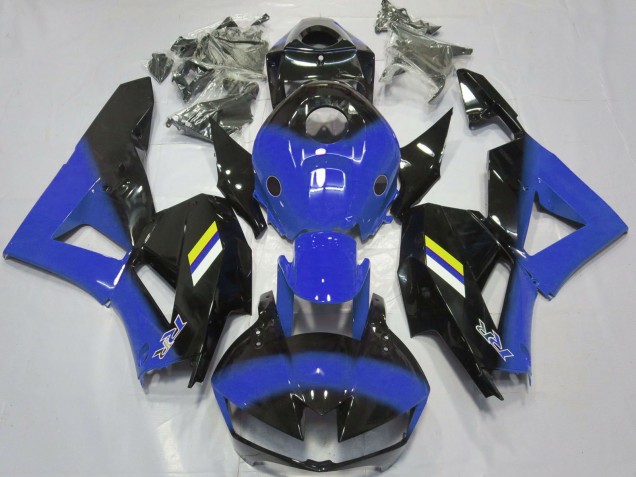 Carénages Moto Honda CBR600RR 2013-2023 - Bleu Noir Brillant Blanc Jaune