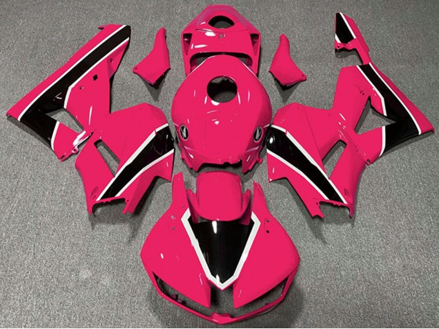 Carénages Moto Honda CBR600RR 2013-2023 - Rose Blanc Noir Brillant