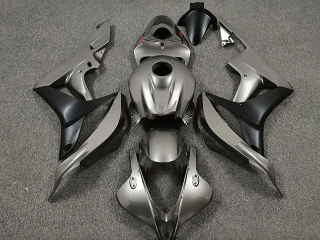 Carénages Moto Honda CBR600RR 2007-2008 - Argent Noir Mat