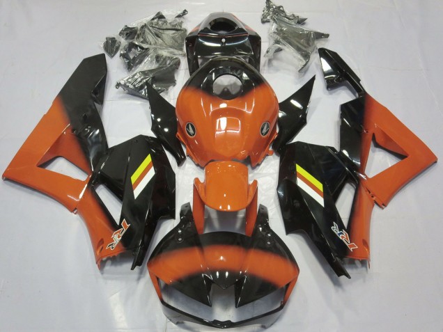 Carénages Moto Honda CBR600RR 2013-2023 - Orange Noir Brillant Blanc Jaune