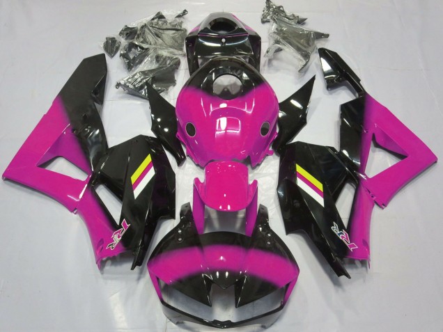 Carénages Moto Honda CBR600RR 2013-2023 - Rose Noir Brillant Blanc Jaune