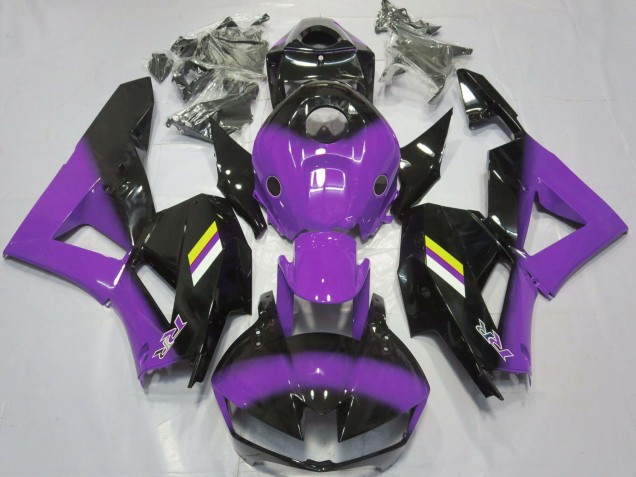 Carénages Moto Honda CBR600RR 2013-2023 - Violet Noir Brillant Blanc Jaune