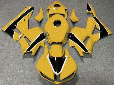 Carénages Moto Honda CBR600RR 2013-2023 - Jaune Blanc Noir Brillant