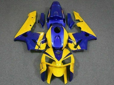 Carénages Moto Honda CBR600RR 2005-2006 - Jaune Bleu