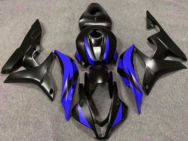 Carénage Moto Honda CBR600RR 2007-2008 - Bleu Noir Mat