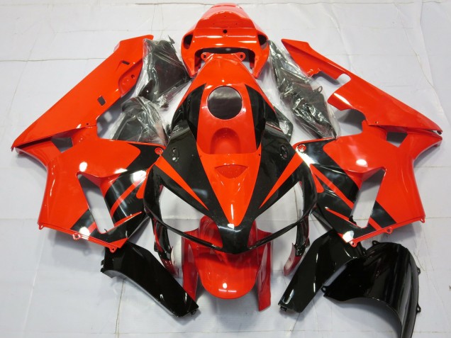 Carénages Moto Honda CBR600RR 2005-2006 - Rouge Noir Bande