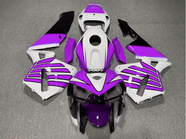 Carénages Moto Honda CBR600RR 2005-2006 - Violet Blanc Ailes