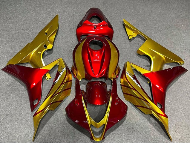 Carénages Moto Honda CBR600RR 2007-2008 - Or Rouge