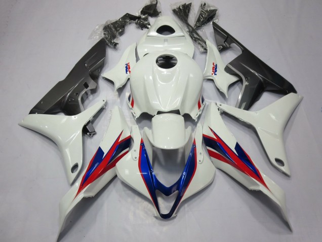 Carénages Moto Honda CBR600RR 2007-2008 - Blanc Rouge Bleu HRC