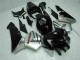 Carénages Moto Honda CBR600RR 2005-2006 - Noir Brillant Argent