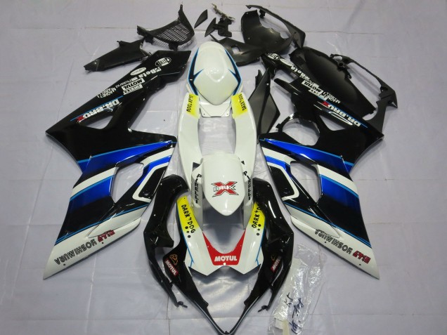Carénages Moto Suzuki GSXR 1000 2005-2006 - Blanc Bleu Noir Jaune Rouge Dark Dog