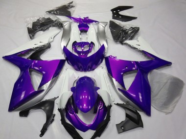 Carénages Moto Suzuki GSXR 1000 2009-2016 - Violet Blanc