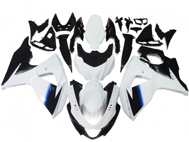 Kits Carénage Moto Suzuki GSXR 1000 2009-2016 - Blanc Bleu Noir