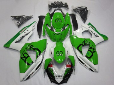 Carénages Moto Suzuki GSXR 1000 2009-2016 - Blanc Vert Go Fun