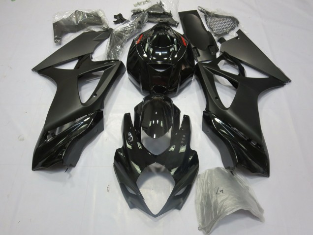 Carénages Moto Suzuki GSXR 1000 2007-2008 - Noir Brillant Noir Mat