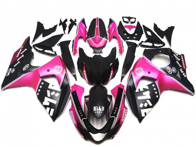 Carénages Moto Suzuki GSXR 1000 2009-2016 - Rose Noir