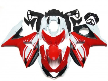 Carénages Moto Suzuki GSXR 1000 2009-2016 - Blanc Rouge Noir