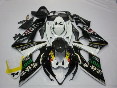 Carénages Moto Suzuki GSXR 1000 2005-2006 - Blanc Noir Jaune Rouge Vert RockStar