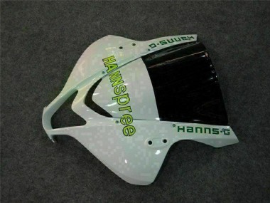 Carénage Moto Honda CBR600RR 2007-2008 - Blanc Vert Noir Brillant Hannspree