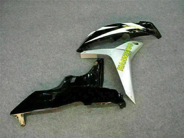 Carénage Moto Honda CBR600RR 2007-2008 - Blanc Vert Noir Brillant Hannspree