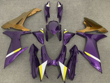 Carénages Moto Suzuki GSXR 600 / GSXR 750 2011-2024 - Violet Or Blanc Jaune