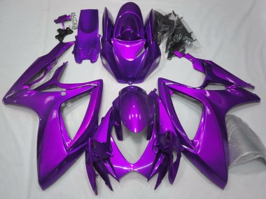 Carénages Moto Suzuki GSXR 600 / GSXR 750 2006-2007 - Plaine Violet Brillant